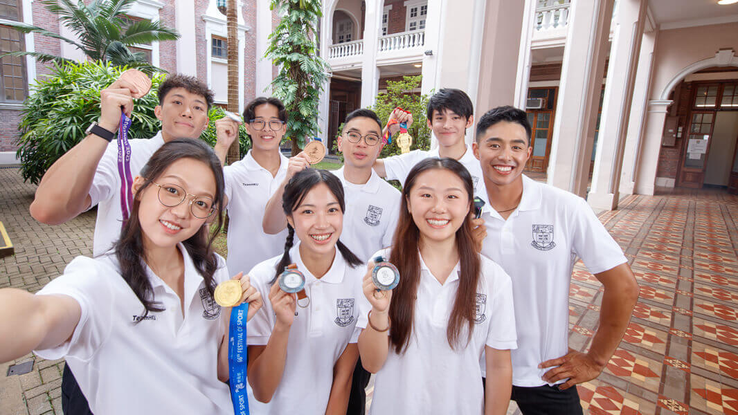 HKU admitted eight outstanding student-athletes via “Top Athletes Direct Admission Scheme” 2024/25