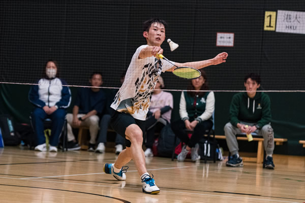HKU Men's Badminton Team Remains Undefeated