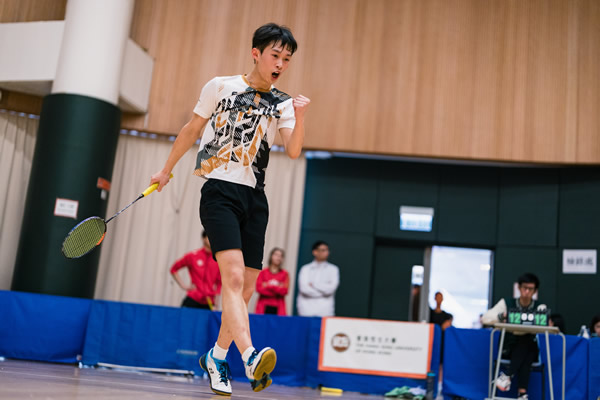 HKU Men's Badminton Team Remains Undefeated