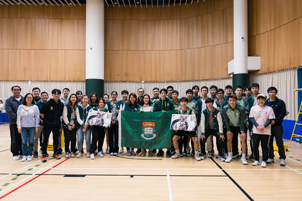 HKU Men's Badminton Team Remains Undefeated